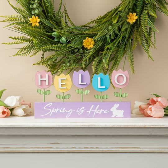 Glitzhome® 12" Tulips Table Décor